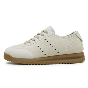 Легкие, дышащие и устойчивые к истиранию низкие кроссовки для скейтбординга men's SENGUIBUCK, бежевый