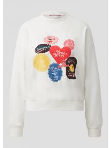 QS Толстовка цвета 02D0_cream