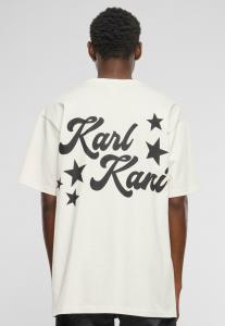 Футболка с принтом SMALL SIGNATURE HEAVY STAR TEE Karl Kani, цвет off white