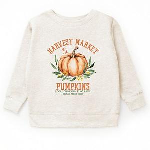 Свитшот Harvest Market с принтом в виде тыквы The Juniper Shop, Natural