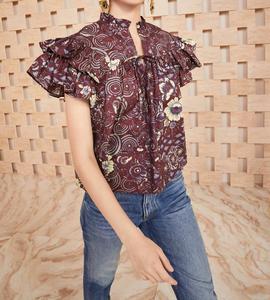 Летти Топ в Гелиотропе Ulla Johnson, цвет heliotrope