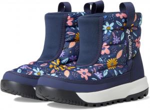 Ботинки Columbia Kids Snowtrot Mid, цвет Nocturnal/Wildflower Whimsy