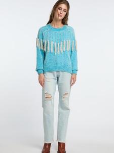Вязаная кофта Izia, бирюзовый