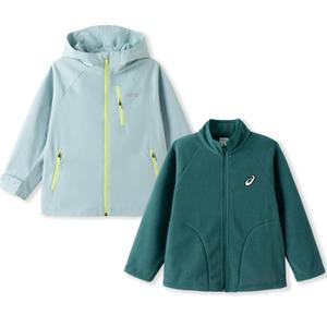 Детский комплект из 2 предметов Kids' ASICS, 4009 зеленый серый