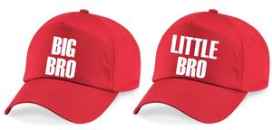Комплект бейсбольной кепки Big Bro Little Bro для мальчиков 60 SECOND MAKEOVER, красный