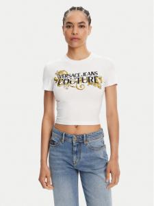 Облегающая футболка 78HAHC05 Versace Jeans Couture, белый