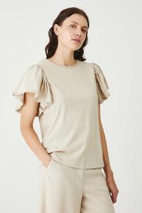 Хлопковая футболка Medicine, бежевый