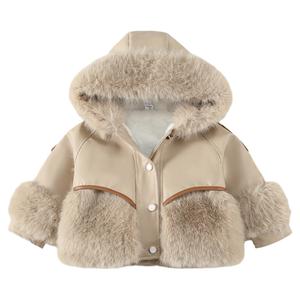 Детская утепленная куртка с капюшоном PROTECTCAMEL, хаки