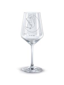 бокал для красного вина, пингвинья луна, ничего не скажешь, прозрачный Mr. & Mrs. Panda