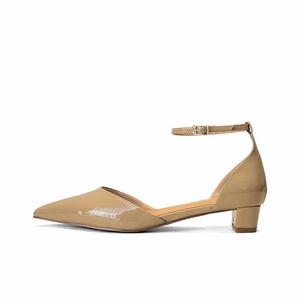SHOEMAKER QUEEN Женские туфли на платформе с массивным каблуком - Nude Apricot, цвет Nude Apricot