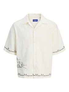 Рубашка на пуговицах классического кроя Jack & Jones Junior, белый