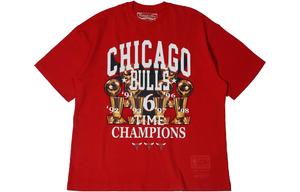 Футболка унисекс красная Mitchell & Ness, красный