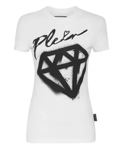 Футболка с круглым вырезом Philipp Plein, белый