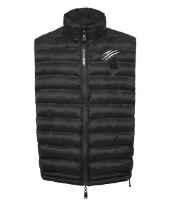 Пуховая куртка-жилет Шанхай Plein Sport, черный