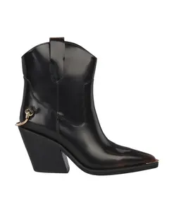 Ботильоны на каблуке со шпорами Alma En Pena, коричневый