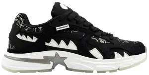 Кроссовки BAPE Shark Sta #2 M2, черный