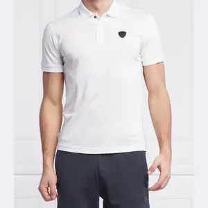 Рубашка поло стандартного кроя Ea7, белый