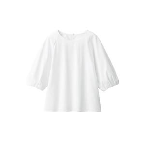 Блузка Muji с рукавами-фонариками, черный