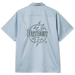 Футболка с принтом S/S Carhartt WIP, цвет Schwarz/Grau