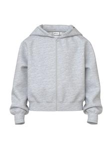 Спортивная куртка name it Sweatjacke NKFMILLE CARD W HOOD UNB, цвет light grey melange