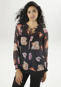 Блузка-слип Aniston SELECTED из прозрачного шифона - НОВАЯ КОЛЛЕКЦИЯ, розовый