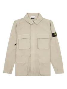 Куртка с многокарманным принтом компаса Stone Island, нейтральный