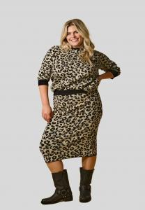 Юбка ONLY Carmakoma CARIBI MIDIROCK, Black