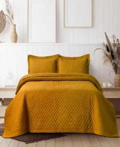 Комплекты больших стеганых одеял из микрофибры Brisbane Tribeca Living, средне-бежевый