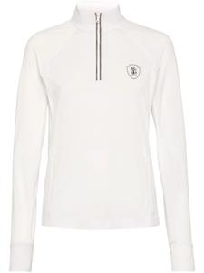 Топ из джерси с нашивкой-логотипом Brunello Cucinelli, белый