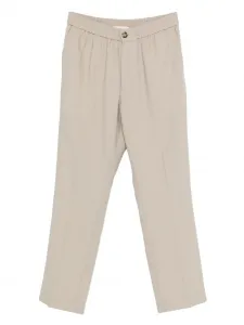 Брюки на эластичном поясе Ami Paris, нейтральный
