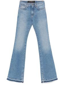 John Richmond расклешенные джинсы, синий