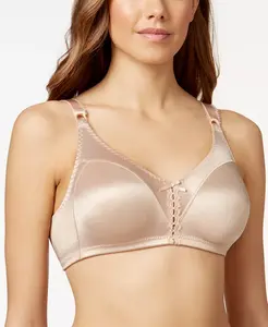 Бюстгальтер с двойной поддержкой и беспроводной шнуровкой спереди 3820 Bali, коричневый/бежевый