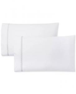 Набор наволочек с вышивкой Spencer Cable, King Lauren Ralph Lauren, серый