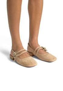 Туфли-лодочки с открытой пяткой Alma en Pena, светло-коричневый