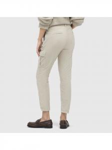 Тканевые брюки MAC, белый