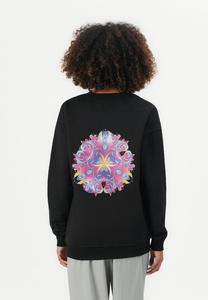 Толстовка Merchcode LADIES PYCHADELIC MANDALA CREWNECK, Black