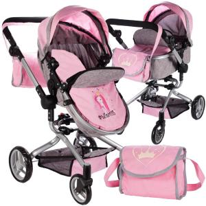 Коляска Для Кукол Deep С Сумкой Gondola, Серый X20S elektrostator