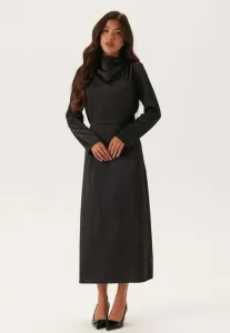 Атласное повседневное платье Bubbleroom, Black