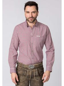 Традиционная рубашка Кампос 3 в Бордо Stockerpoint