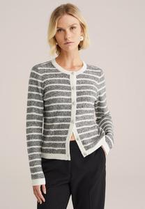 Кардиган WE Fashion Cardigan, Blended Light Grey/Light Grey