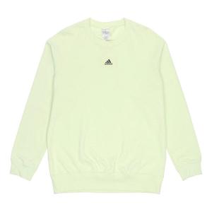 Толстовка Men's adidas Fv Swt Cotton Sports Round Neck Pullover Acid Green, зеленый