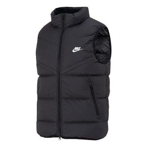 Жилеты спортивная одежда Windrunner штормовой крой пуховый жилет Nike, черный