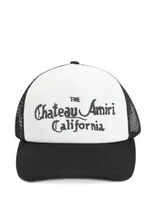Бейсболка с принтом-надписью Amiri, черный