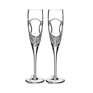 Бокалы для тостов с шампанским Waterford Love Wedding Vows, набор из 2 шт, белый
