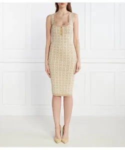 Платье Elisabetta Franchi, бежевый