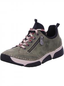 Элегантные туфли на шнуровке rieker, зеленый