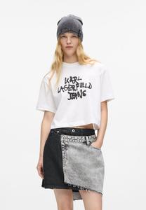 Футболка Karl Lagerfeld Jeans GRAFFITI, White
