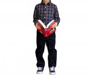 Rachel Riley Рубашка в клетку темно-синего цвета