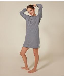 пижама-туника с длинными рукавами