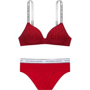 Женский комплект нижнего белья Victoria's Secret, Clothing Sets (красный)